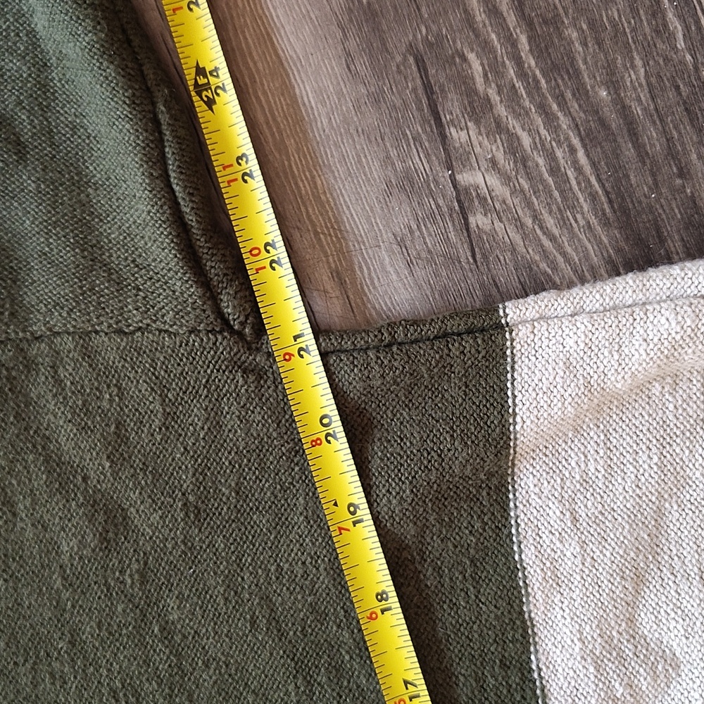 Madewell Knit Cotton Striped Hoodie. Size M - Picture 4 of 13